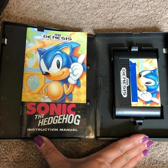 Vintage Sonic The Hedgehog Sega Genesis 1991 - Picture 3 of 3